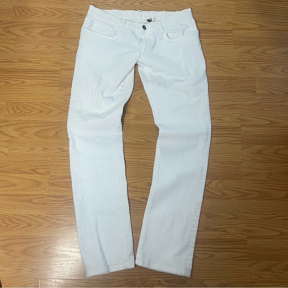 RVCA White Denim Pants Kevin Spanky Long X  RVCA collection